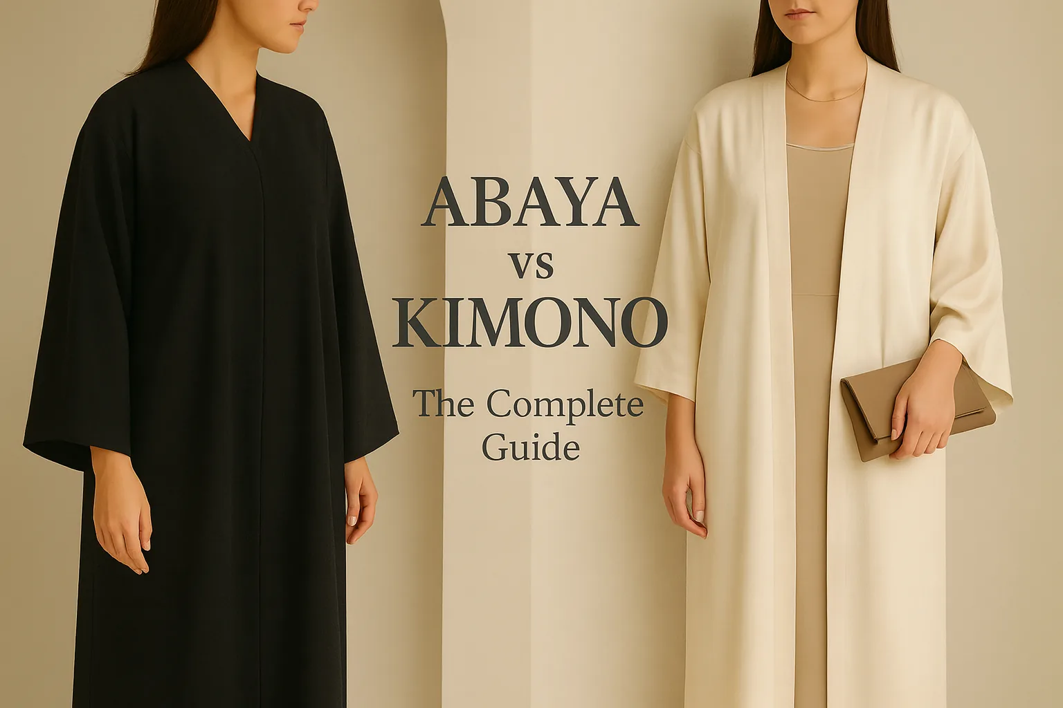 Abaya vs Kimono: Complete Guide + Why Kimono-Abayas Are the Best of Both