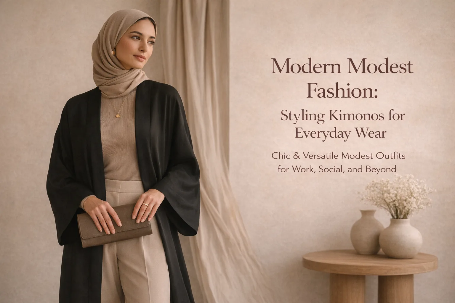Modern Modest Fashion: Styling Kimonos for Everyday Wear